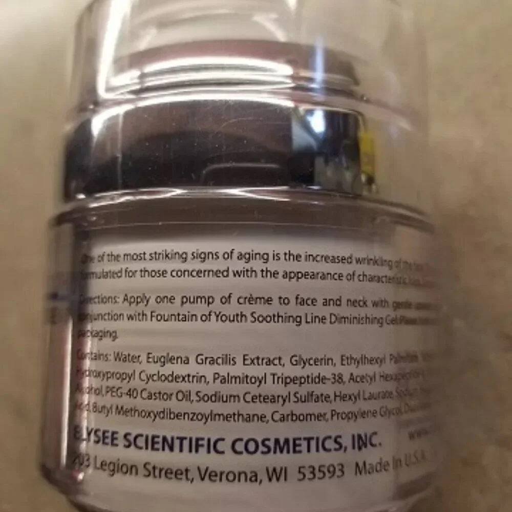 ELYSEE FOUNTAIN OF YOUTH WRINKLE INTERVENTION CREME 1.7 OZ NEW/SEALED